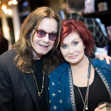 PHOTO: Ozzy Osbourne and Sharon Osbourne attend the Billy Morrison - Aude Somnia Solo Exhibition at Elisabeth Weinstock on September 28, 2017 in Los Angeles, California.