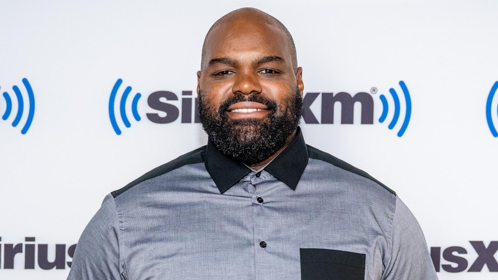 PHOTO: Michael Oher visits SiriusXM on Aug. 9, 2023 in New York City.