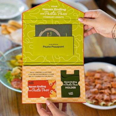 PHOTO: The 2026 Pasta Pass from Olive Garden.