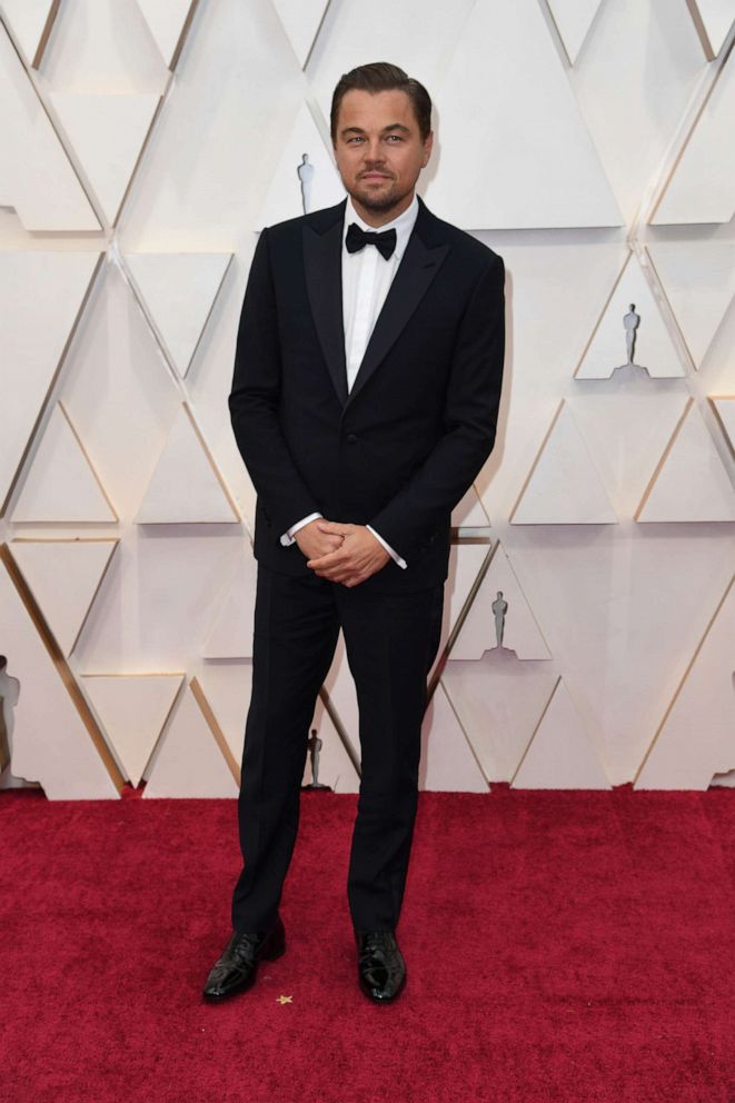 PHOTO: Leonardo DiCaprio arrives at the Oscars on Sunday, Feb. 9, 2020, at the Dolby Theatre in Los Angeles. (Photo by Richard Shotwell/Invision/AP)