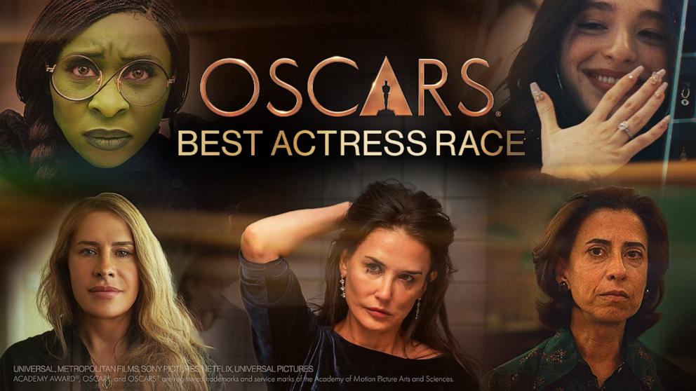 A look at the best actress race for the 2025 Oscars.