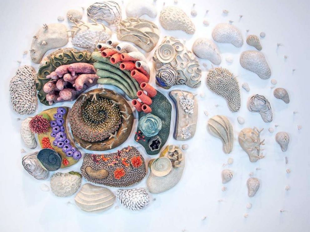 PHOTO: Afterglow (Our Changing Seas VI) by sculptor Courtney Mattison.