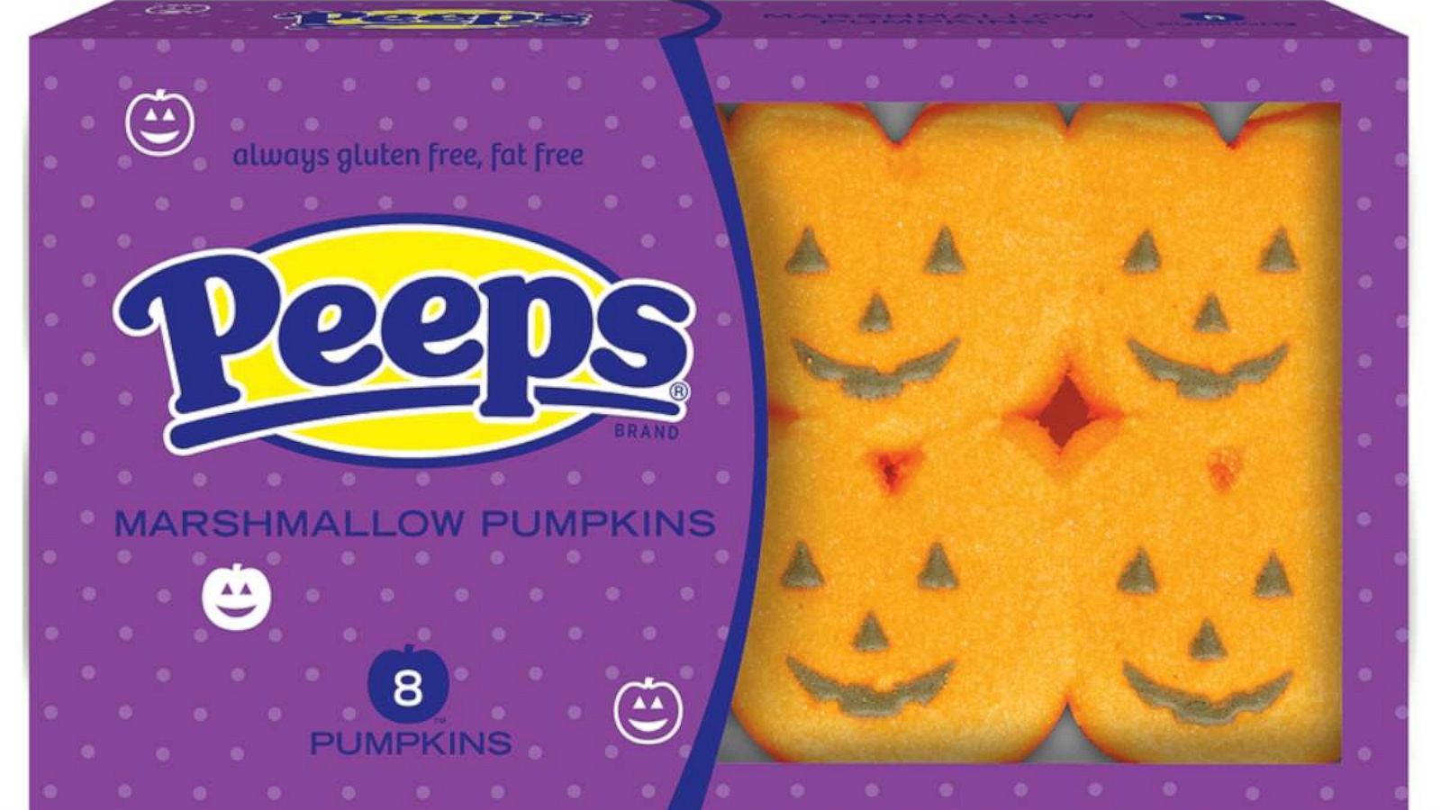 PHOTO: Seasonal Halloween marshmallow pumpkin Peeps.