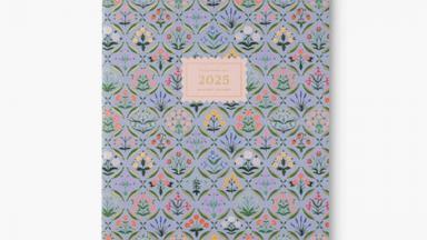 PHOTO: Rifle Paper Co. 2025 12-month appointment notebook