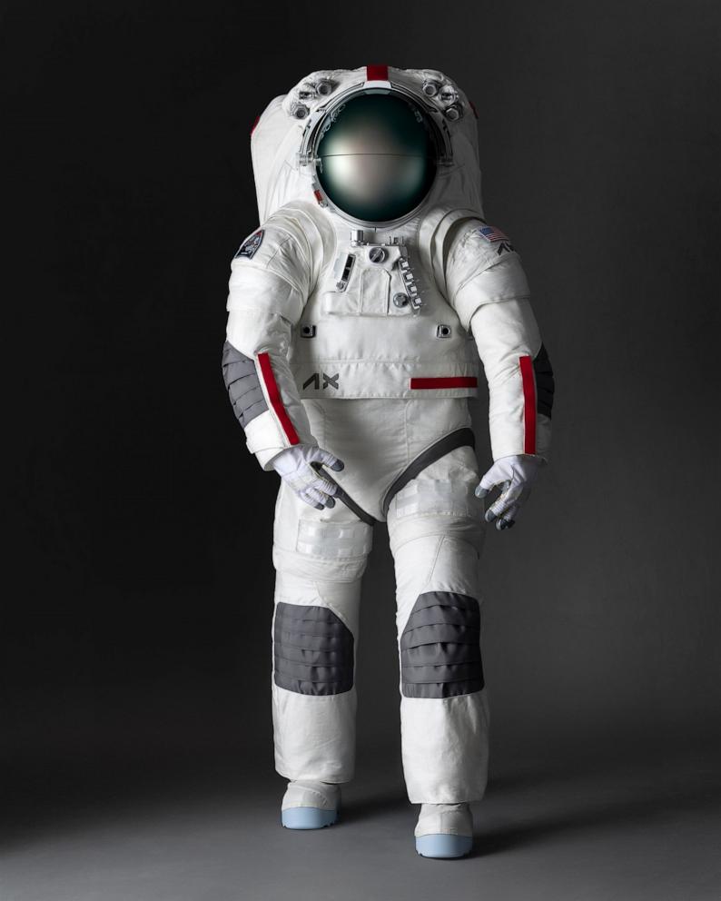 PHOTO: Prada and Axiom Space have partnered to unveil a futuristic, high-powered spacesuit for NASA's Artemis III mission. 