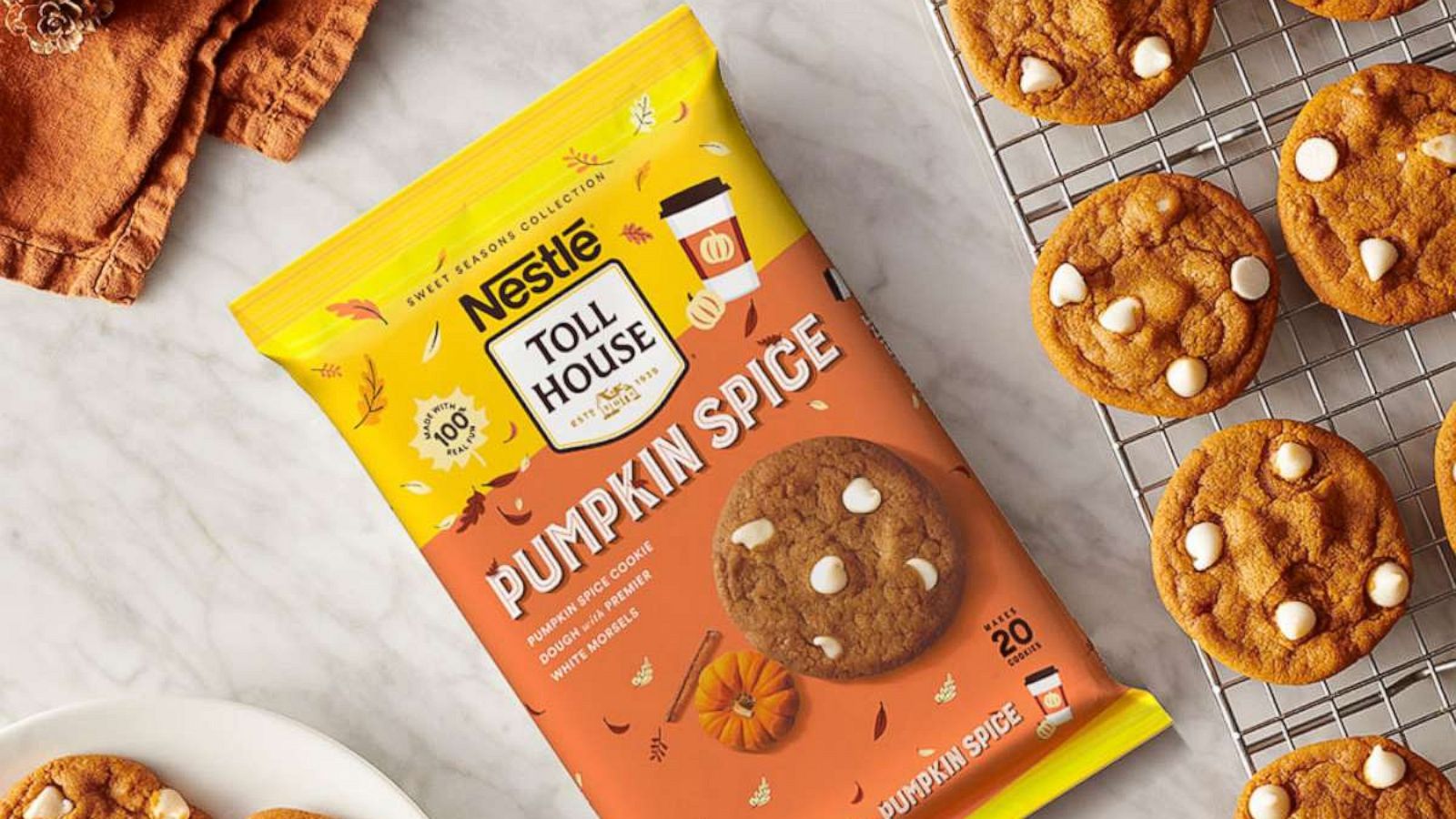 PHOTO: New pumpkin spice cookie dough from Nestlé Toll House will hit shelves in August.