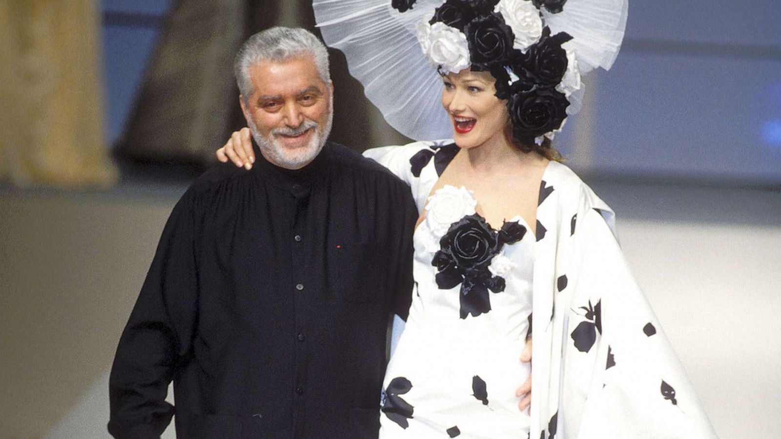 PHOTO: Paco Rabanne's fashion show Haute Couture Spring -Summer 1994 in Paris, Jan. 1994.