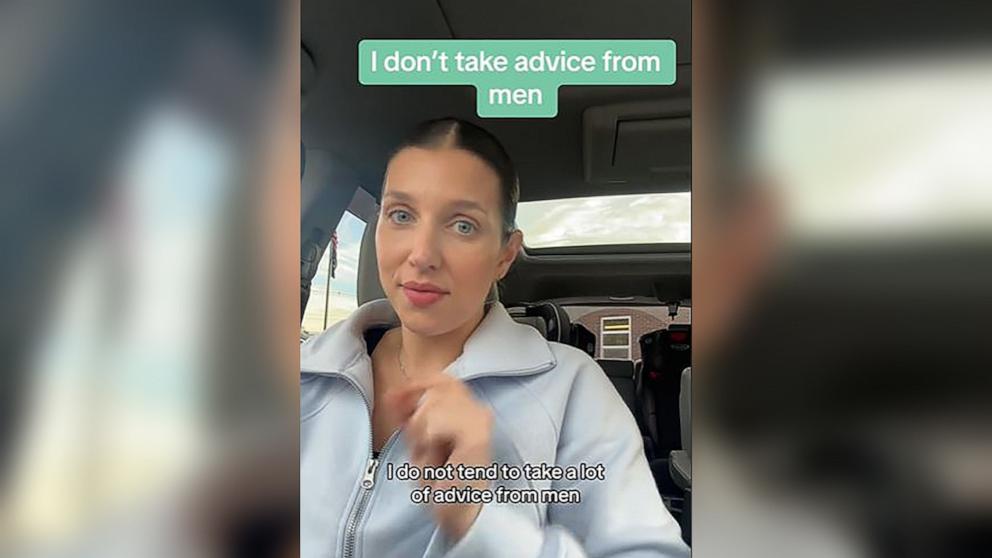 PHOTO: Paige Connell explains why she takes advice from men "with a grain of salt." 