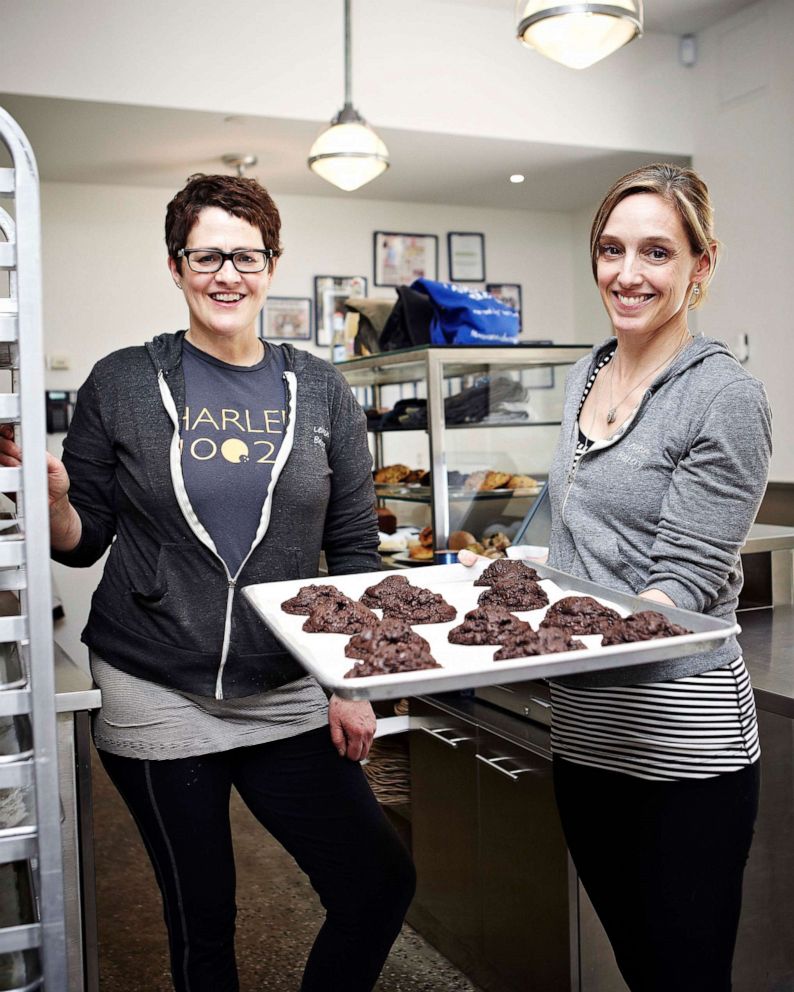 PHOTO: Levain Bakery founders Connie McDonald and Pam Weekes.