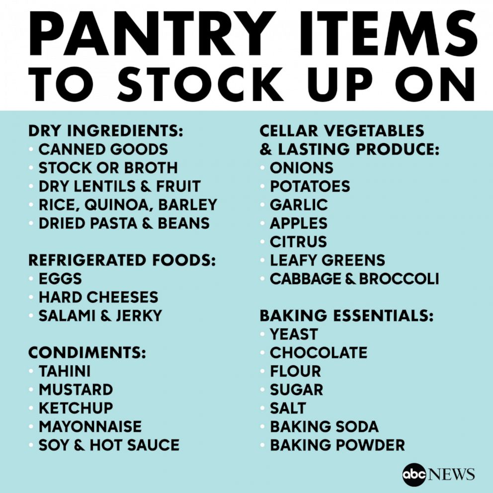 What foods can you stock up on