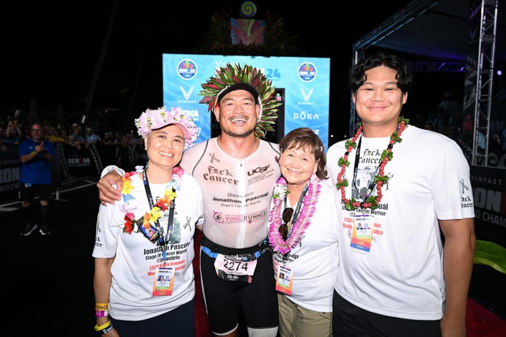 PHOTO: General Views of the triathletes during the 2024 Vinfast IRONMAN World Championships Men's Race in Kaliua-Kona, Hawaii, Oct. 26, 2024.