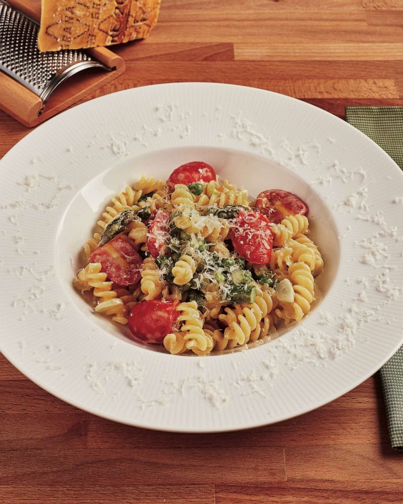 PHOTO: A bowl of pasta primavera.