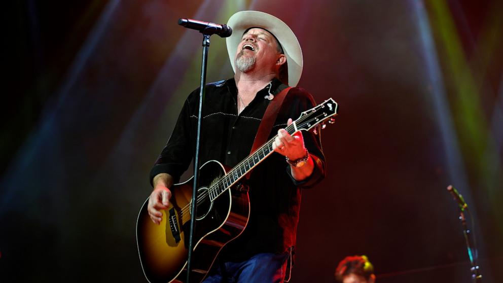Pat Green performs at the Ryman Auditorium on March 02, 2023 in Nashville, Tennessee. 