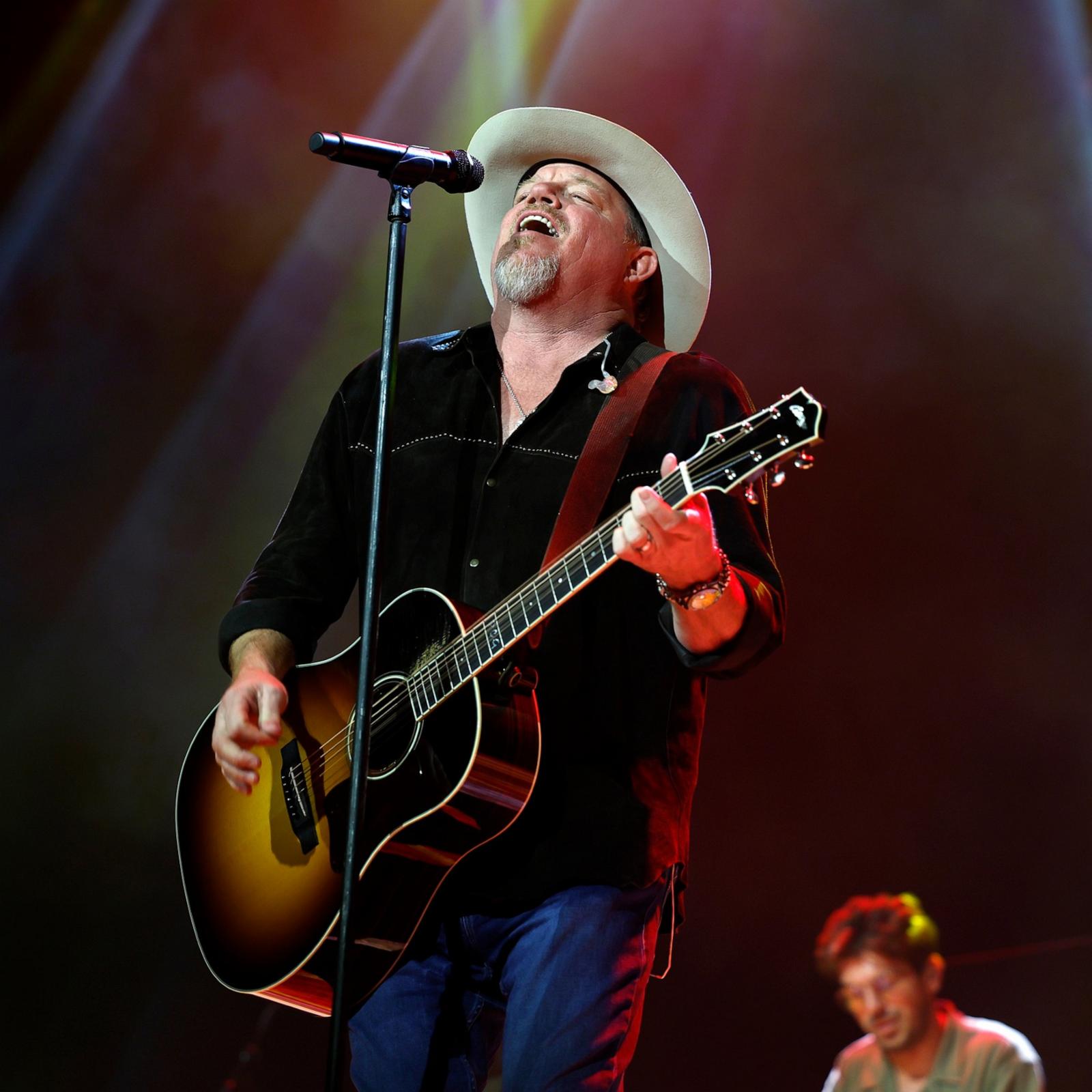 Pat Green performs at the Ryman Auditorium on March 02, 2023 in Nashville, Tennessee.