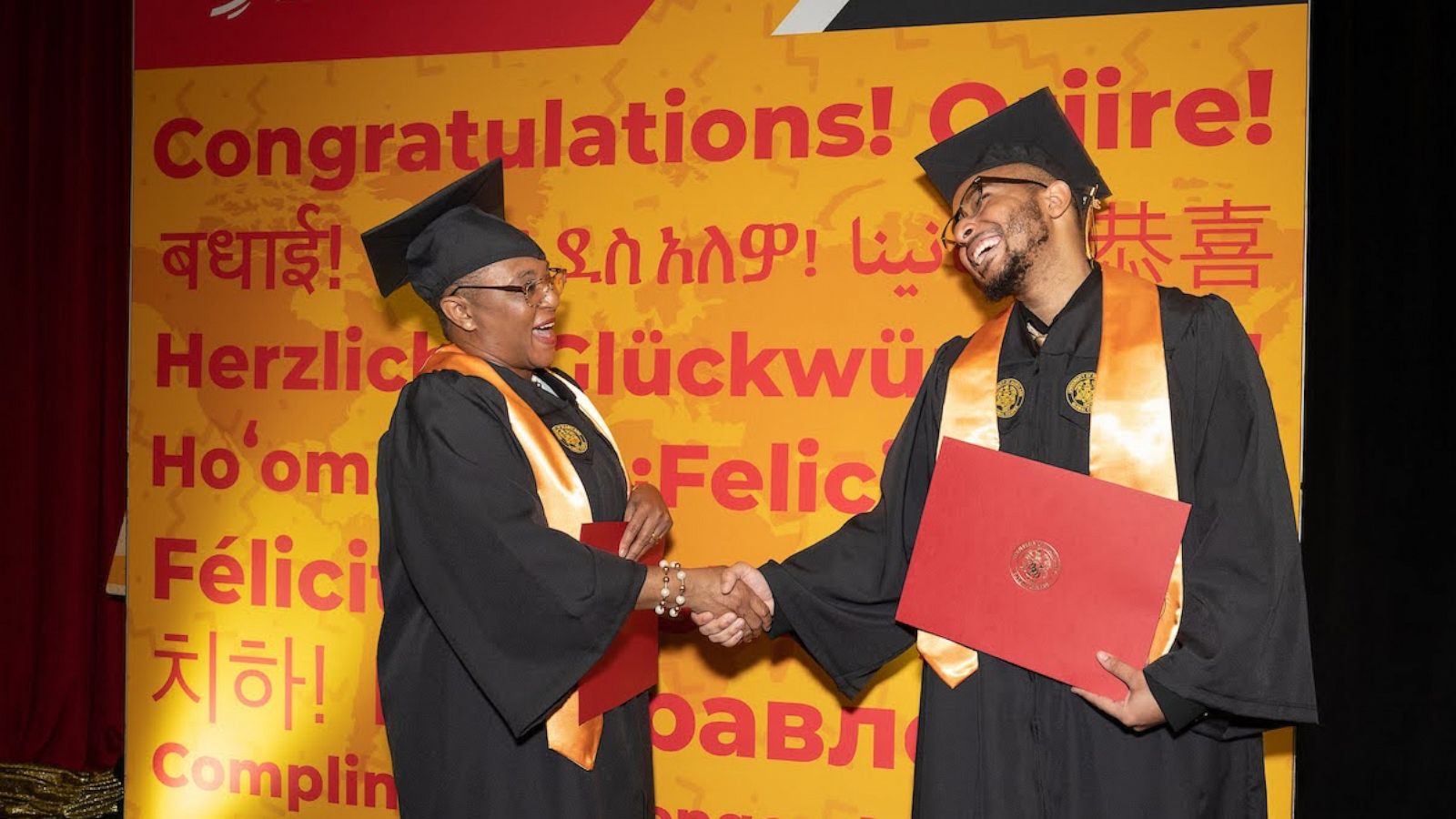 PHOTO: Carolyn Patton and Immanuel Patton both graduated from University of Maryland Global Campus last December.