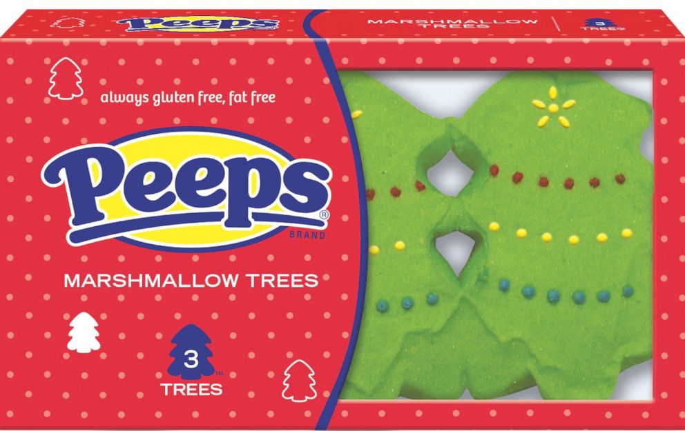 PHOTO: Christmas tree marshmallow Peeps will not be made until 2021.