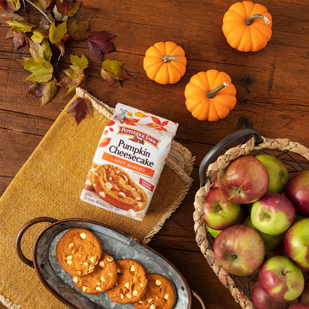 PHOTO: Pumpkin cheesecake soft baked cookies.