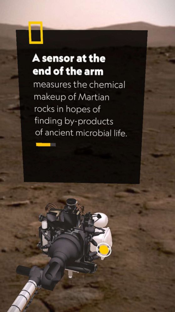 PHOTO: National Geographic and NASA Collaborate on an exclusive Mars AR activation for Nat Geo on Instagram.