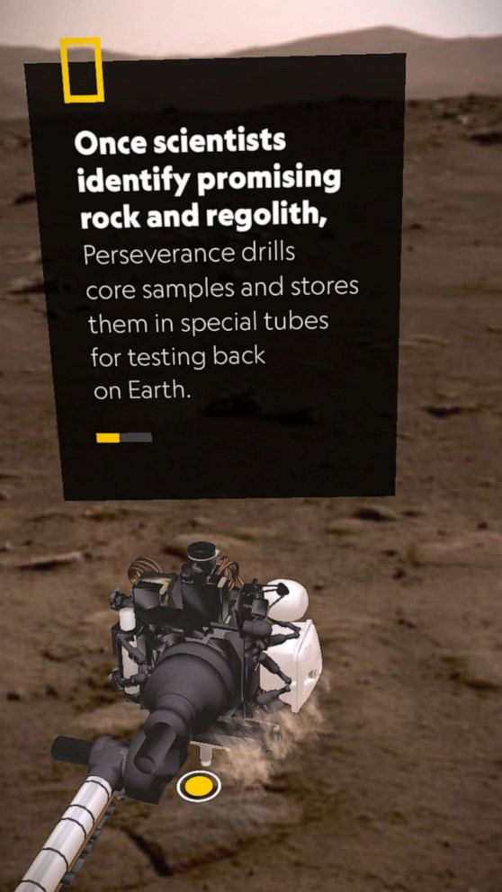 PHOTO: National Geographic and NASA Collaborate on an exclusive Mars AR activation for Nat Geo on Instagram.