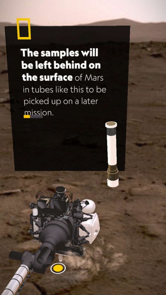 PHOTO: National Geographic and NASA Collaborate on an exclusive Mars AR activation for Nat Geo on Instagram.