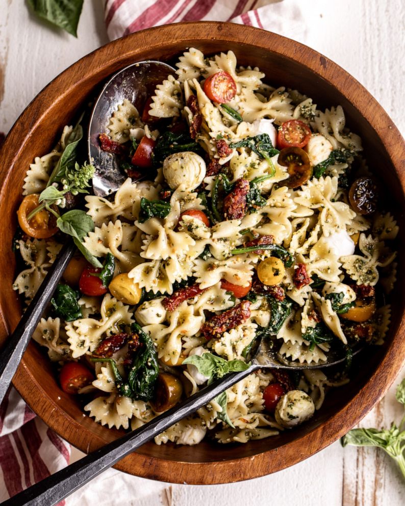 Simple pesto pasta salad recipe - Good Morning America
