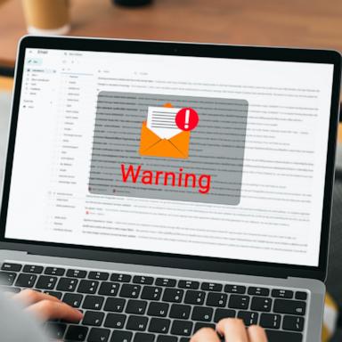 PHOTO: Photo illustration of cyber crime through email.