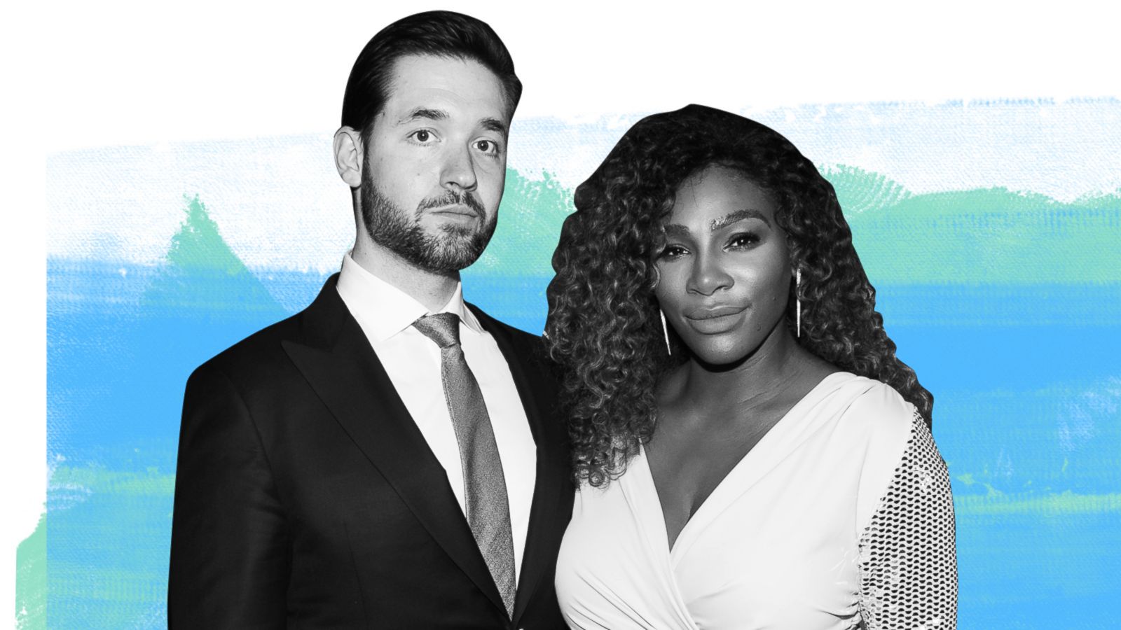 PHOTO: GMA Photo Illustration, Alexis Ohanian, Serena Williams