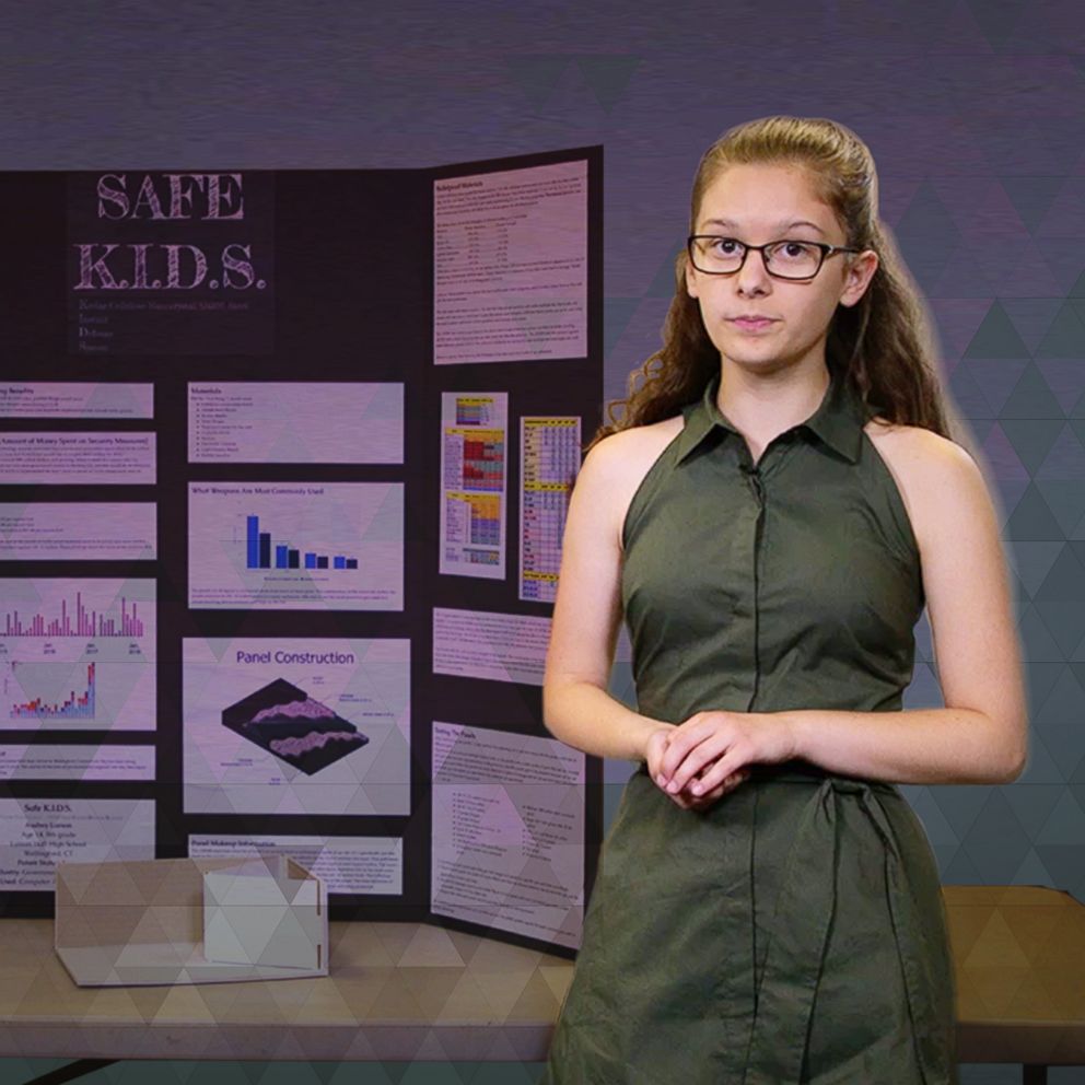 VIDEO: This 14-year-old invented a bulletproof wall to protect students during school shootings