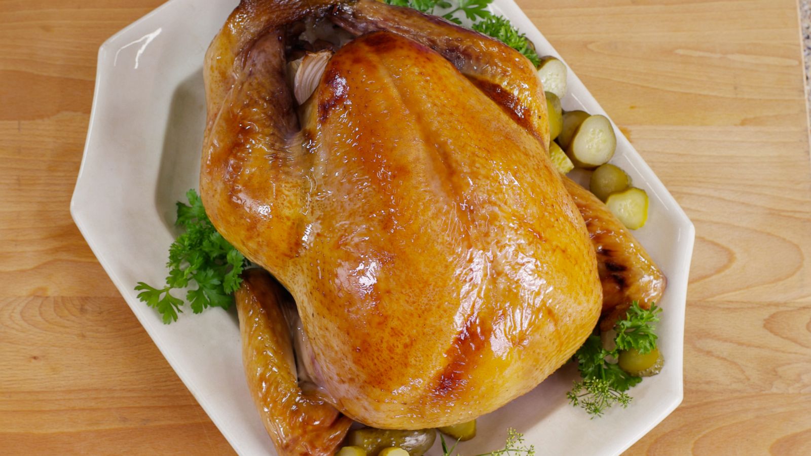 PHOTO: A pickle brined Butterball turkey.