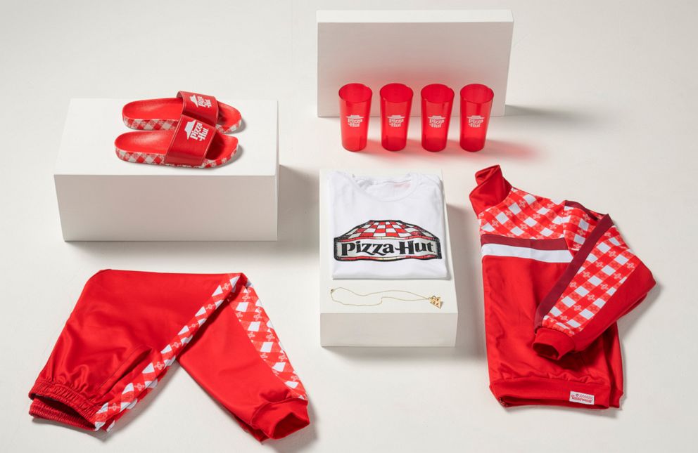 PHOTO: The Pizza Hut Tastewear limited edition capsule collection.