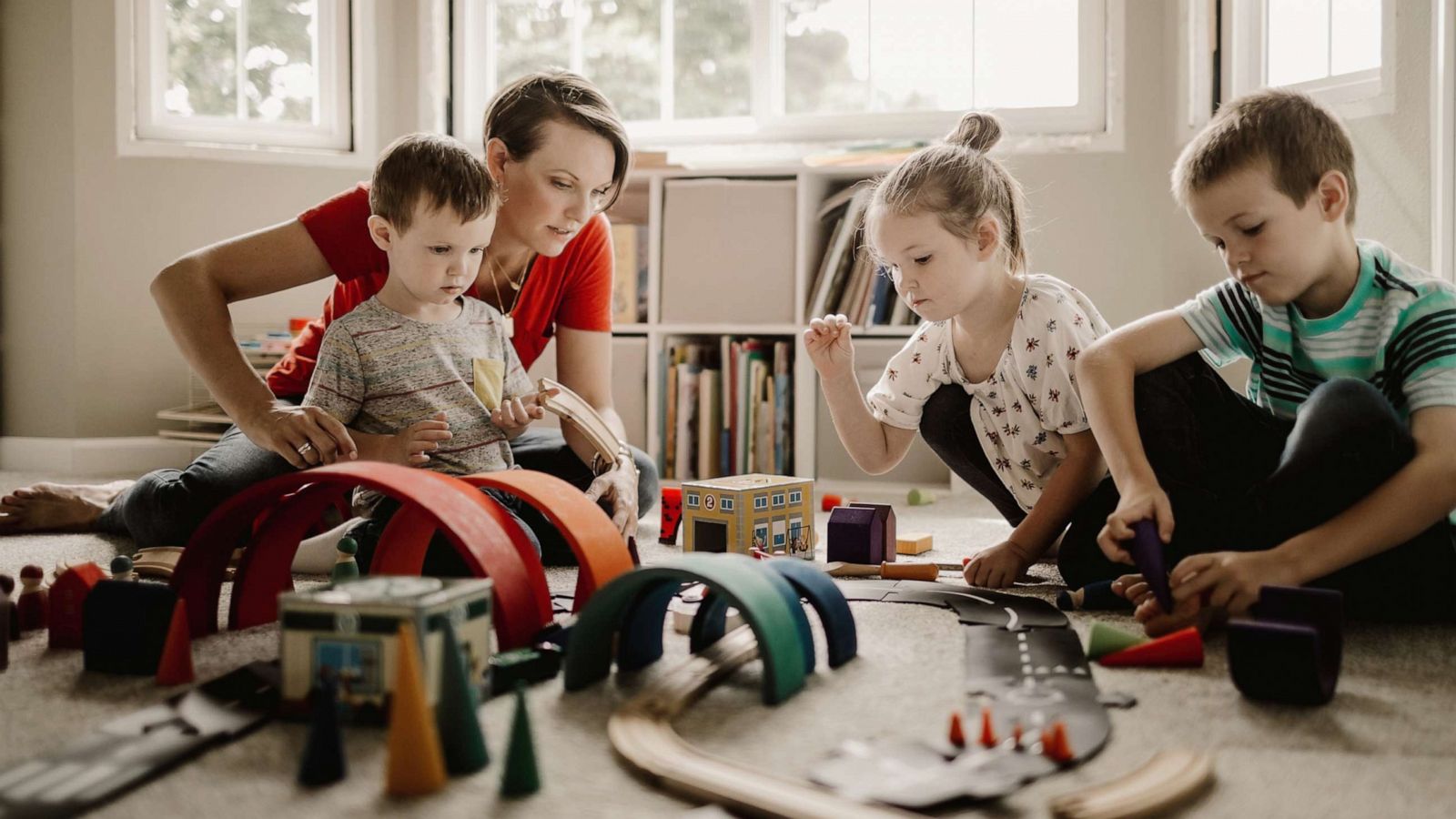 PHOTO: Susie Allison, the creator of Busy Toddler, a site providing tips on how to keep your kids entertained, spends time with her kids.