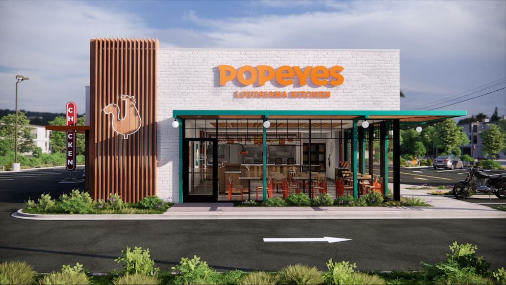 PHOTO: A Popeyes fast-food restaurant.