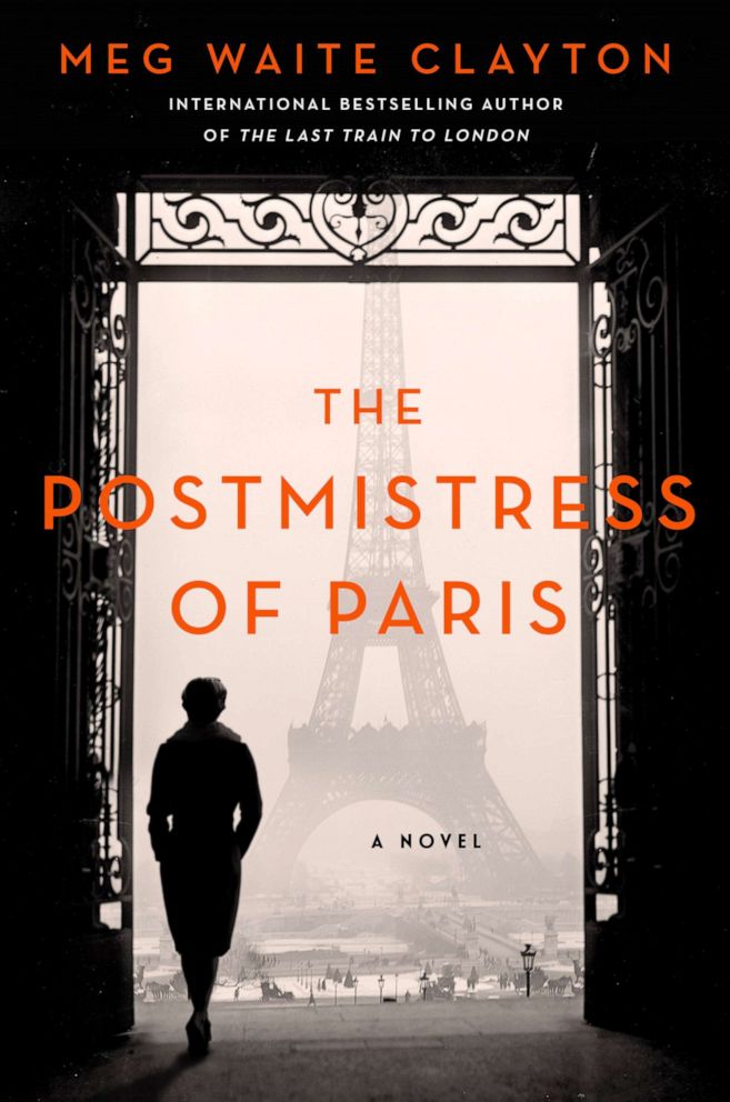 Book cover of "The Postmistress of Paris" by Meg Waite Clayton. 