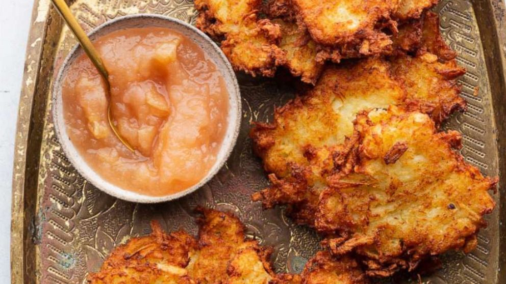 PHOTO: Potato Latkes by chef Danielle Renov.