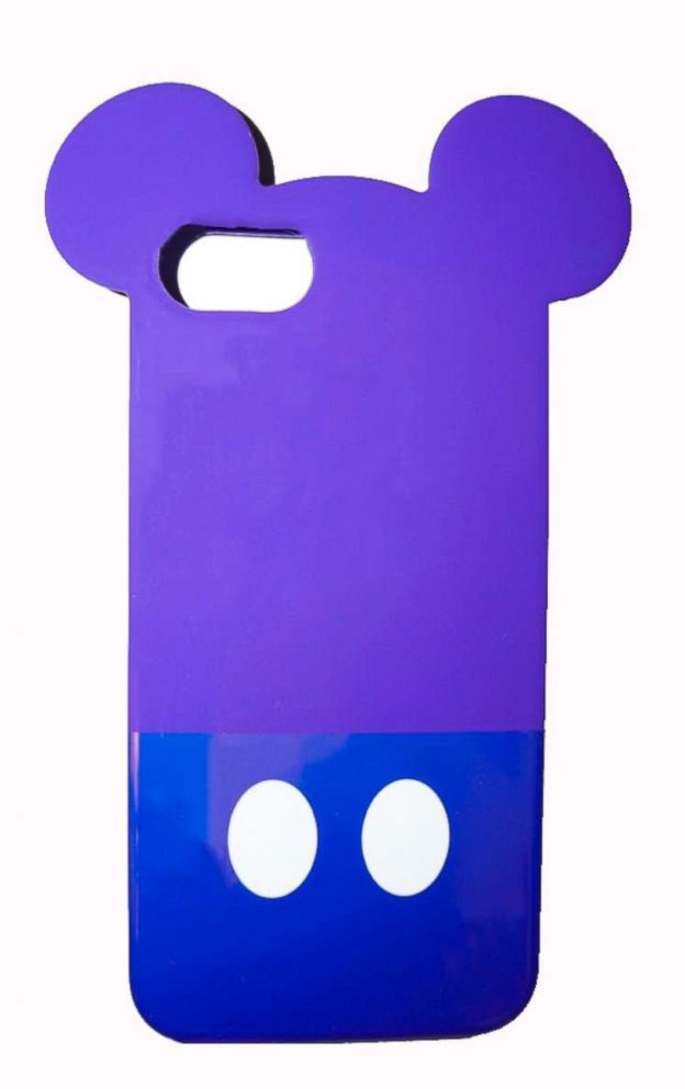 PHOTO: The Potion Purple Phone Case features Mickey ears and his signature buttons.