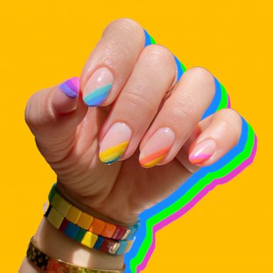 PHOTO: Learn how to get this Pride Month-inspired mani.