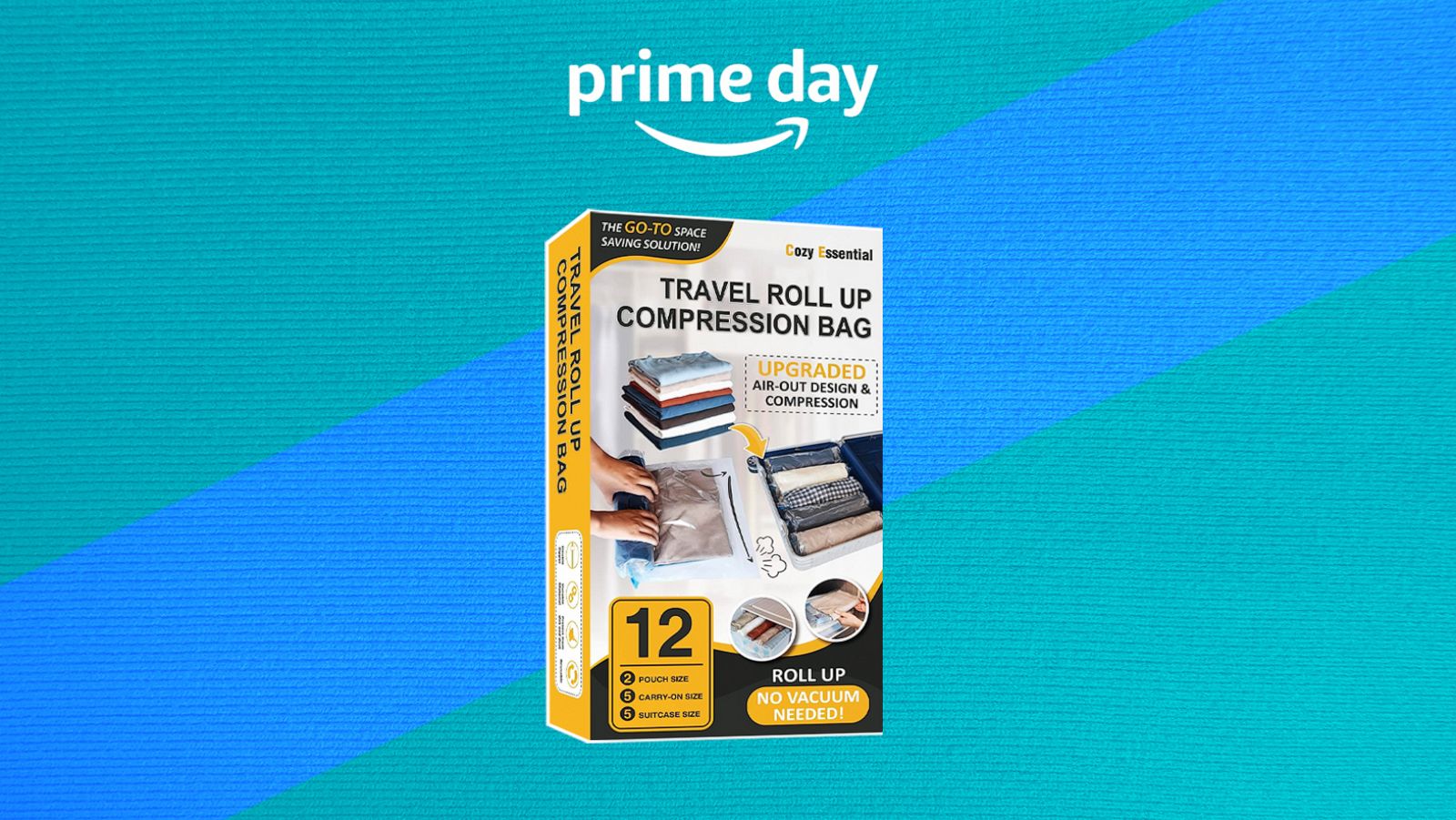 PHOTO: Travel-Twelve Pack Compression Bags on Amazon Prime Day