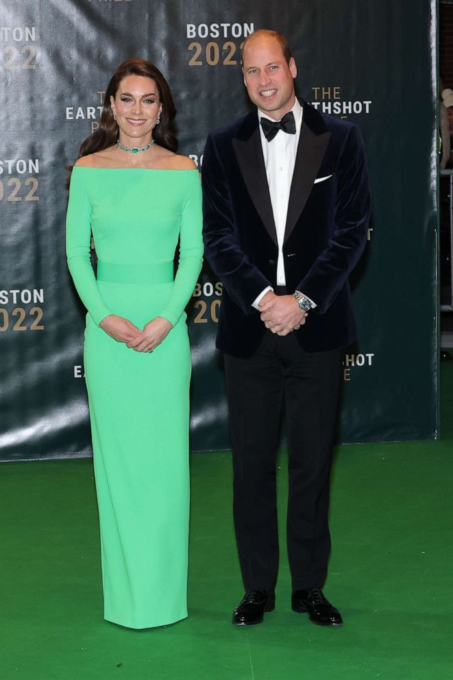 PHOTO: Catherine, Princess of Wales and Prince William, Prince of Wales attend the Earthshot Prize 2022, Dec. 2, 2022, in Boston.