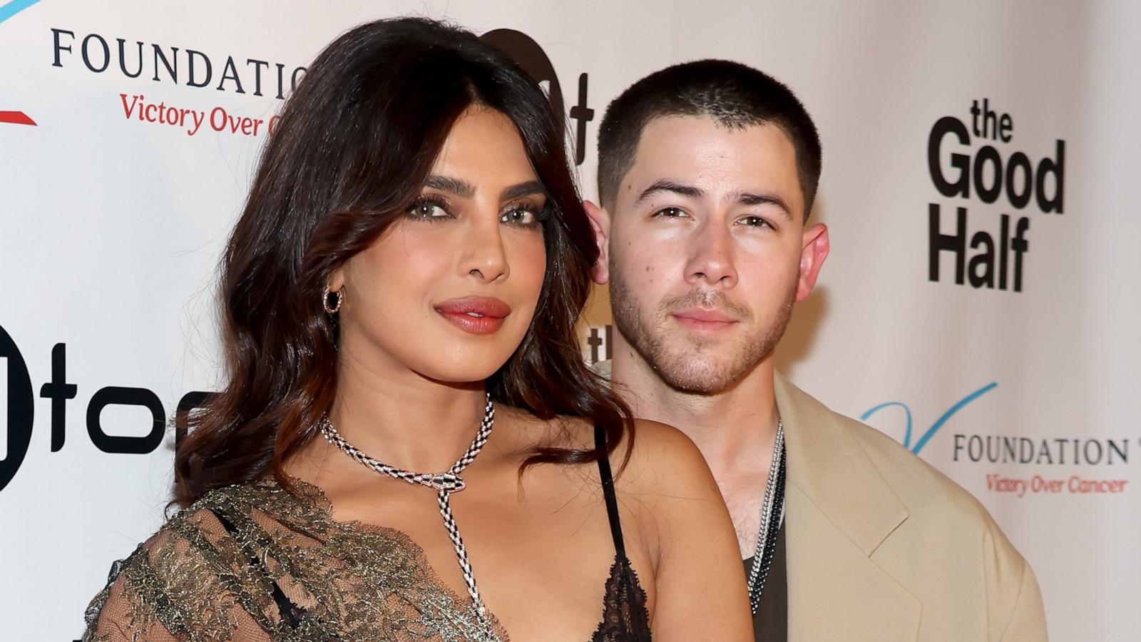 PHOTO: Priyanka Chopra and Nick Jonas attend the Los Angeles Premiere of "The Good Half" at Saban Theatre in Beverly Hills, CA, Aug. 13, 2024.