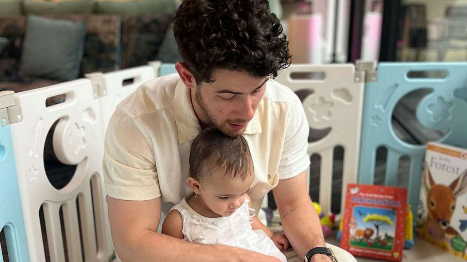 PHOTO: Priyanka Chopra Jonas shared a photo of her husband Nick Jonas and their daughter to Instagram on June 18, 2023.