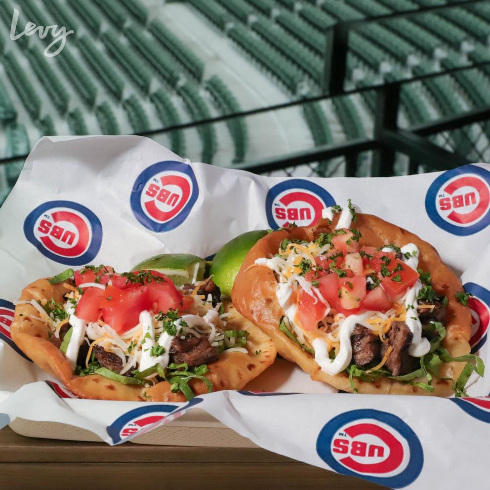 PHOTO: Puffy Tacos are a new item at Wrigley Field for Cubs fans this season.