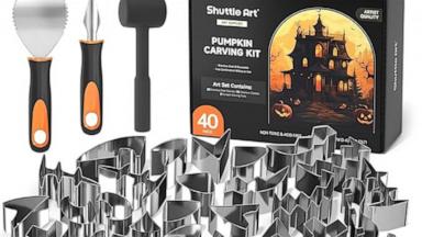 PHOTO: Shuttle Art 40PCS Halloween Pumpkin Carving Kit