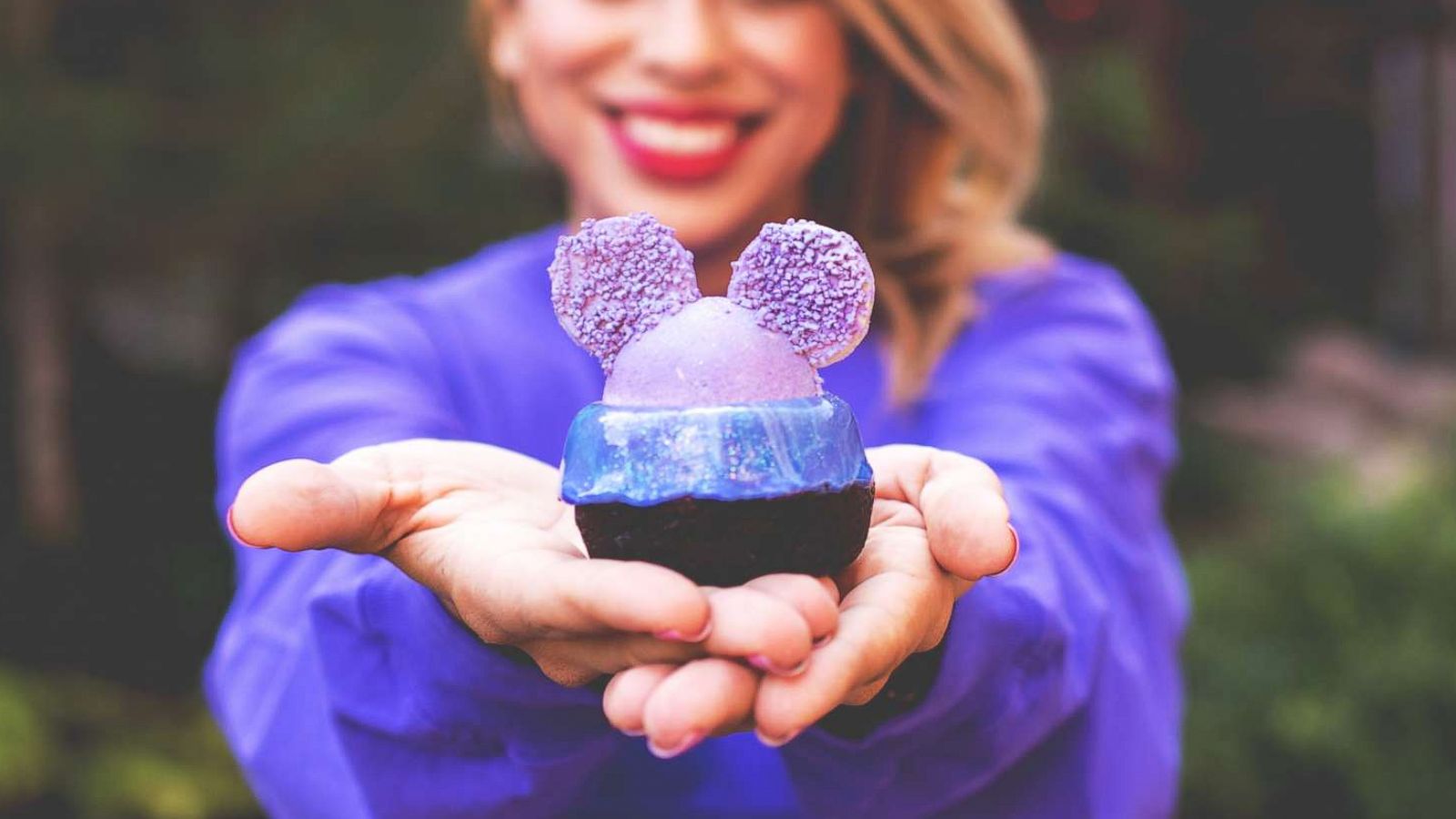 PHOTO: Walt Disney World's Purple Wilderness Lodge Roaring Fork Purple Blackberry Mousse Brownie.