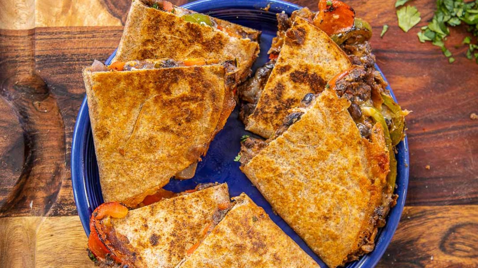 PHOTO: Kevin Curry's Quick Refried Black Bean Quesadillas