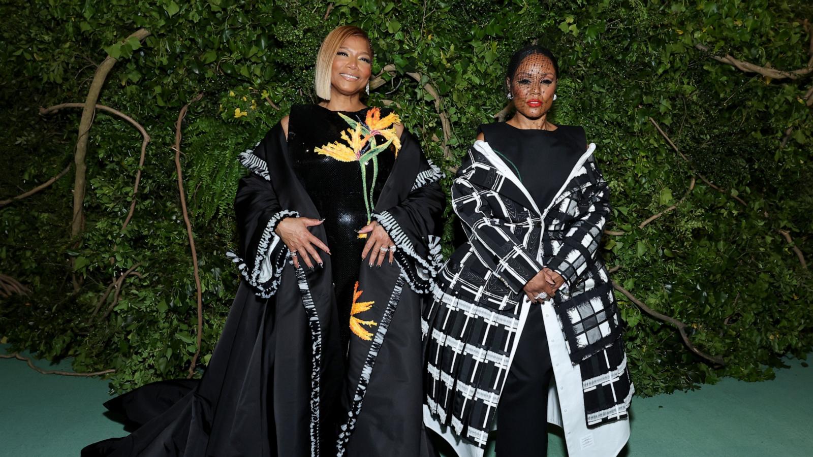 PHOTO: Queen Latifah and Eboni Nichols attend The 2024 Met Gala Celebrating "Sleeping Beauties: Reawakening Fashion" at The Metropolitan Museum of Art on May 6, 2024 in New York City.