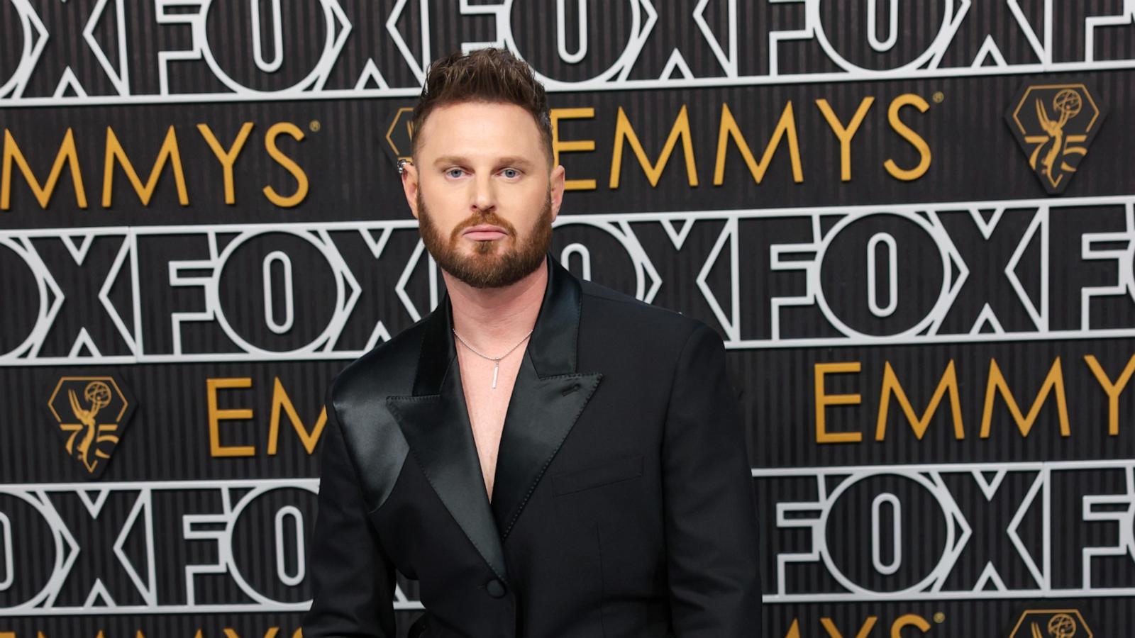 PHOTO: Bobby Berk arriving at the 75th Primetime Emmy Awards in Los Angeles, Jan. 15, 2024.