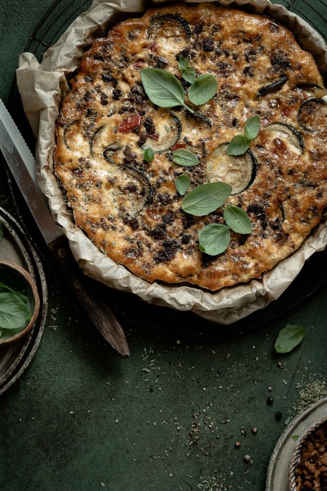 PHOTO: A crustless winter vegetable quiche is an easy holiday breakfast or brunch.
