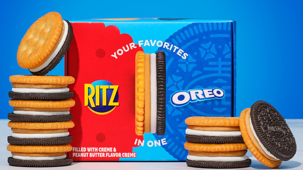 A new limited-time Ritz and Oreo snack.