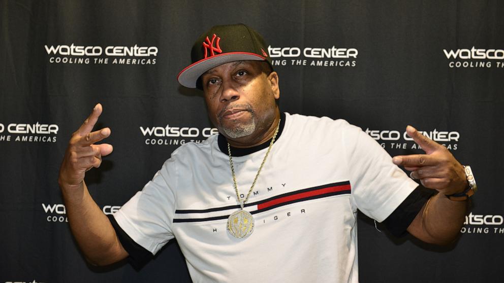 PHOTO: Rob Base poses for picture backstage during the 2023 Freestyle Explosion Throw Back Jam at Watsco Center on March 11, 2023 in Coral Gables, Florida. 