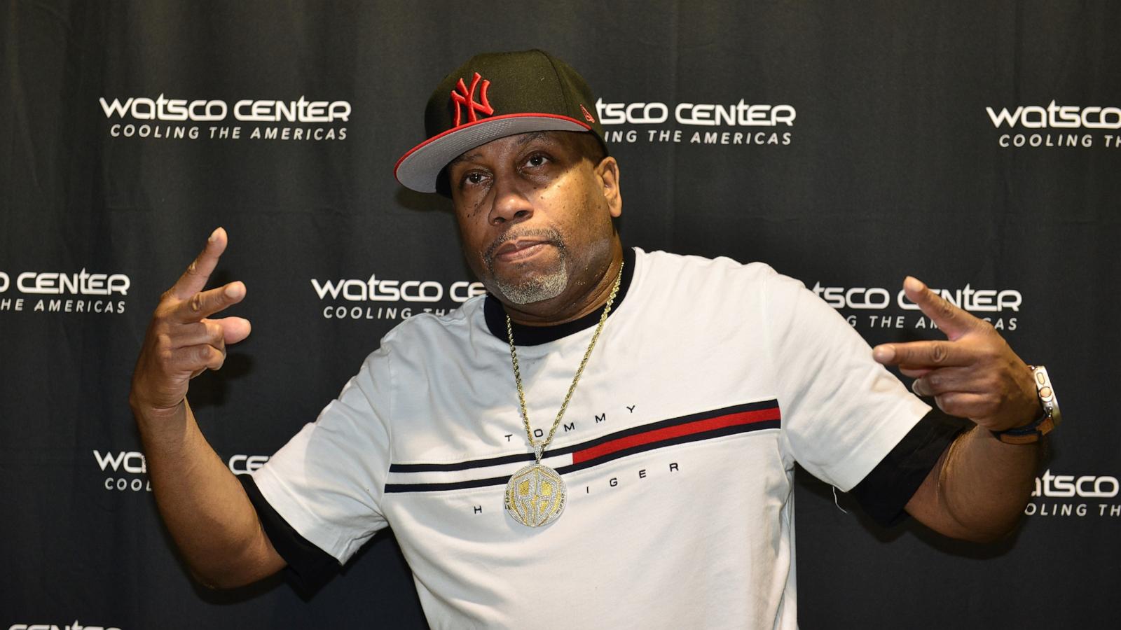 PHOTO: Rob Base poses for picture backstage during the 2023 Freestyle Explosion Throw Back Jam at Watsco Center on March 11, 2023 in Coral Gables, Florida.
